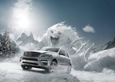 Mercedes Snow Monster  by Mackevision